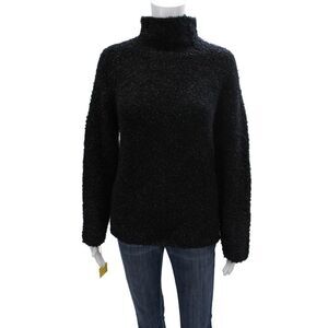 Bitte Kai Rand Women Turtleneck Sweater Black Pullover Size M